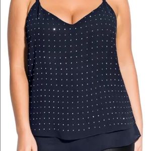 City Chic double layered cami